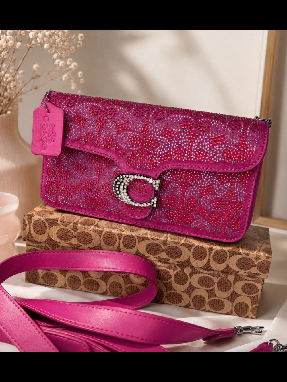 Shoulder Bag - Crystal - Picture 2 of 10